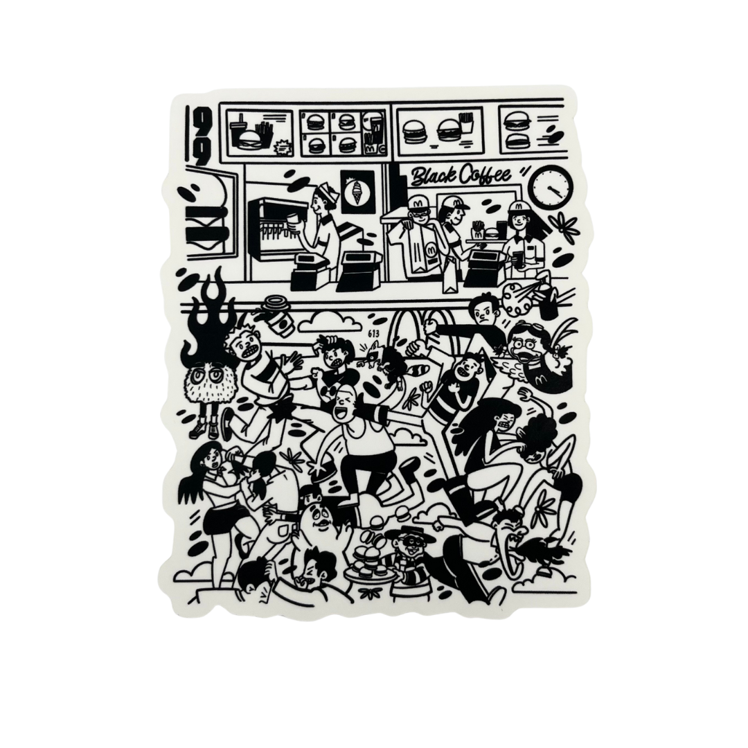 99 RIDEAU STICKER