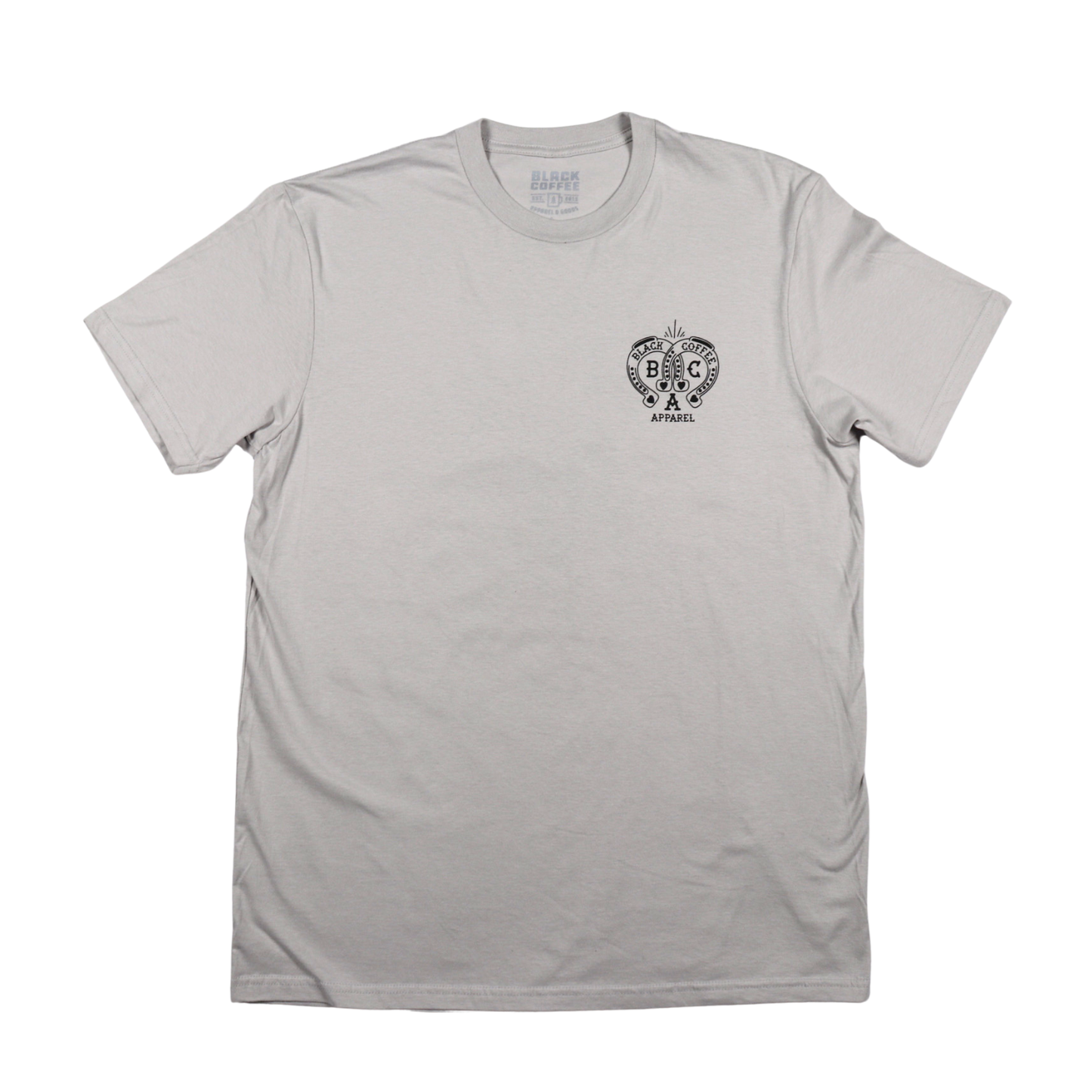 Black Coffee Apparel Lucky t-shirt grey Front