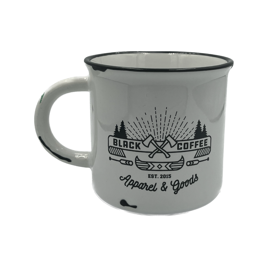 CERAMIC CANOE & AXE MUG 14oz