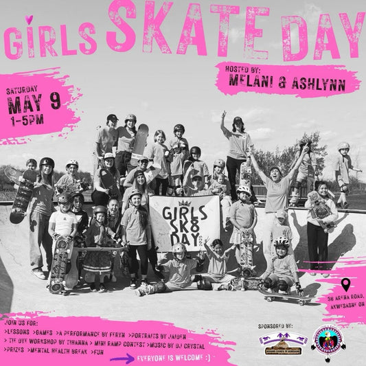 Black Coffee Apparel Sponsors Akwesasne Girls Skate Day 2026