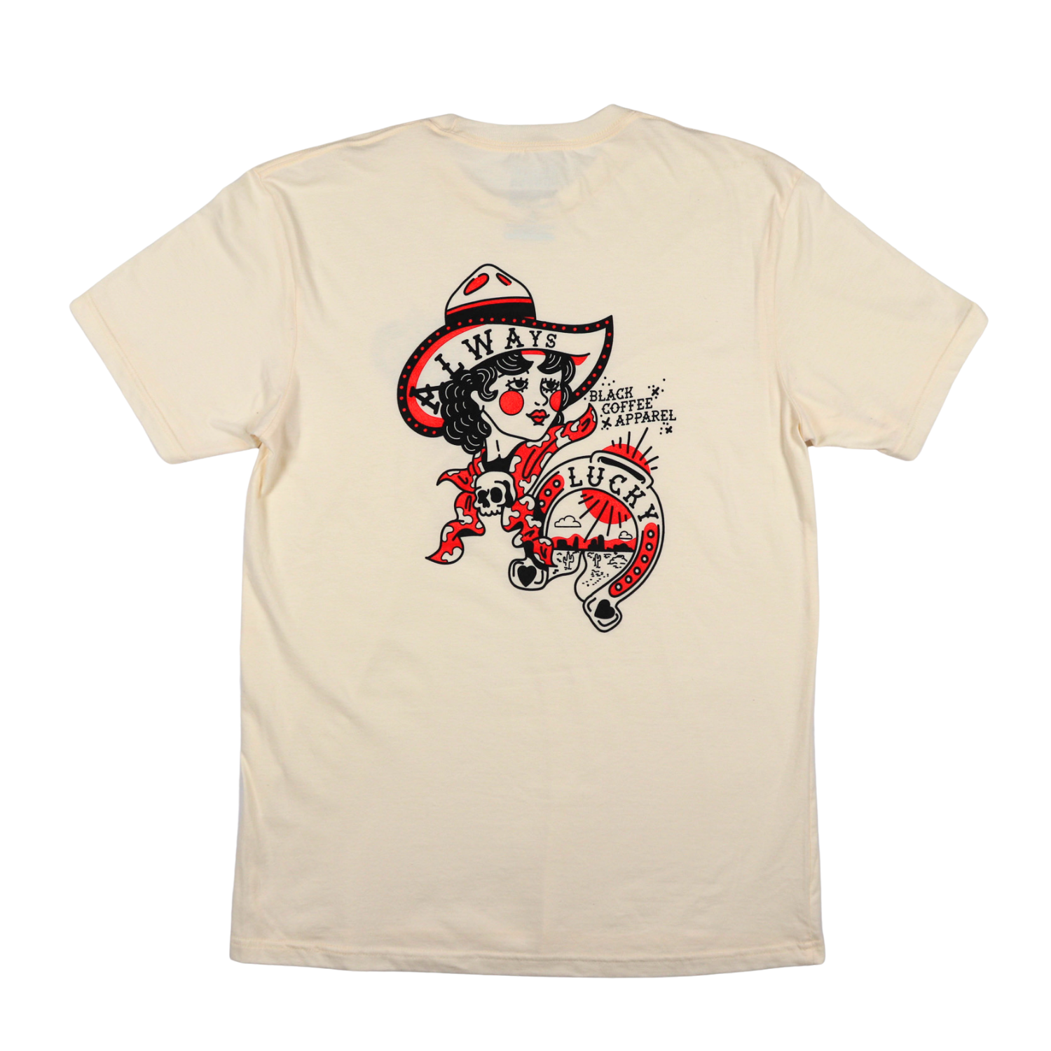 Black Coffee Apparel Lucky t-shirt cream