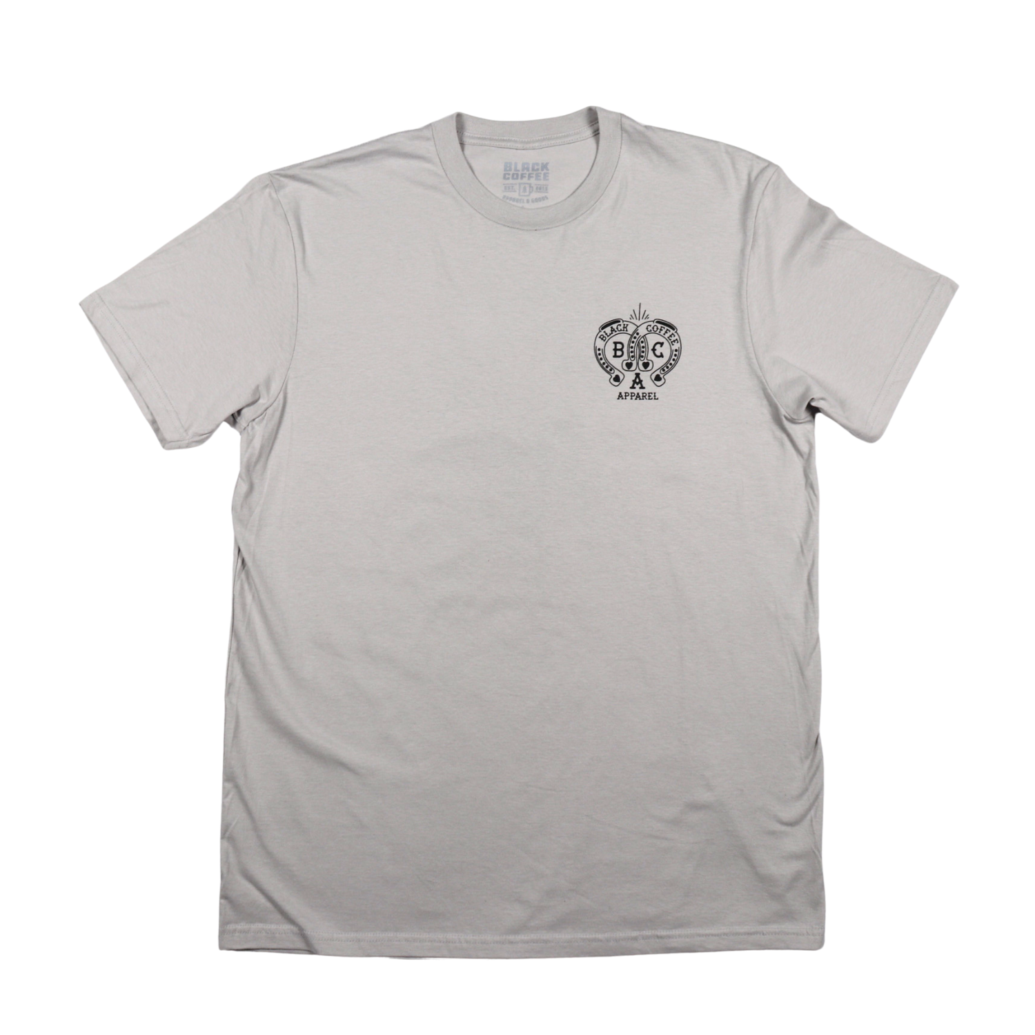 Black Coffee Apparel Lucky t-shirt grey Front