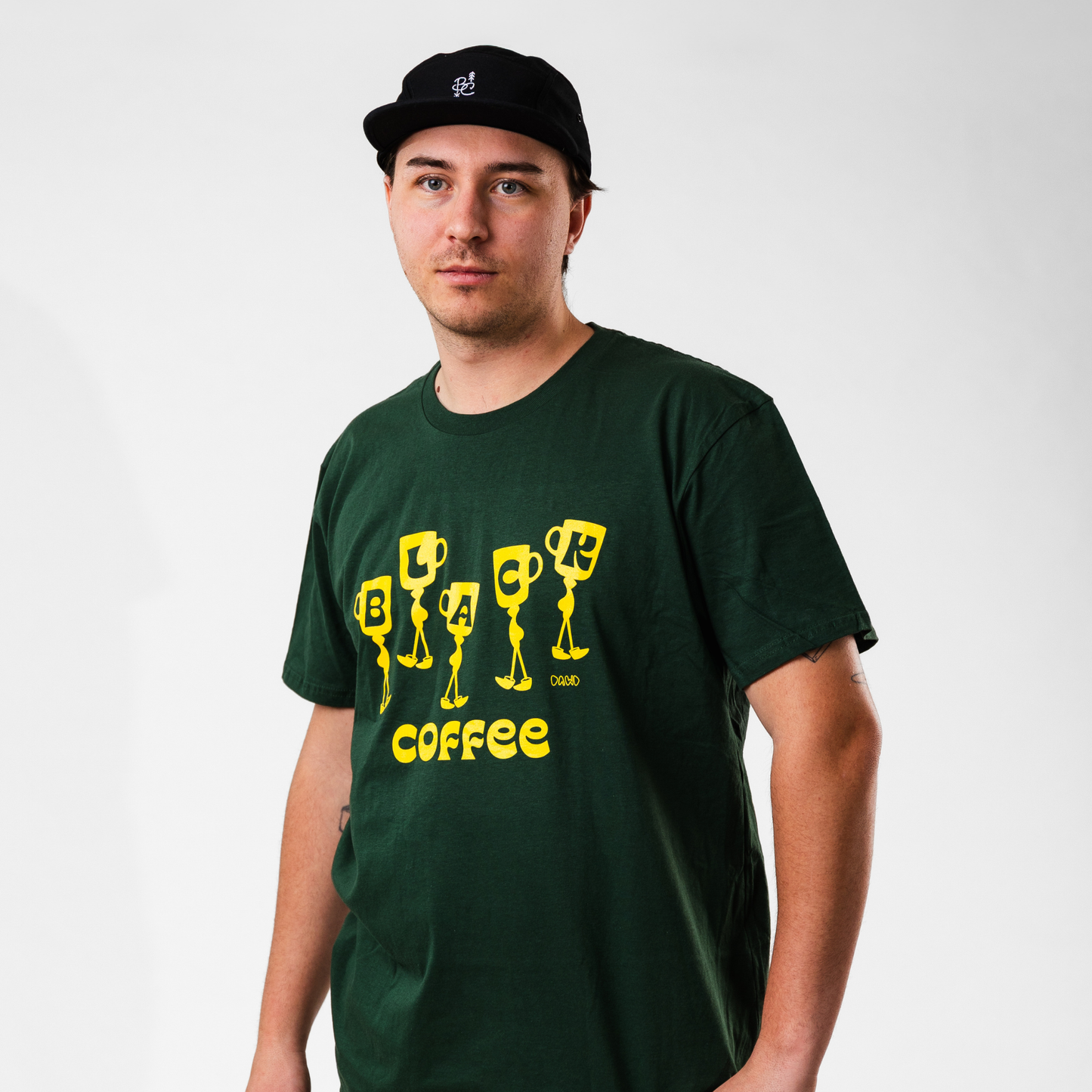 DAWD TEE - GREEN/GOLD
