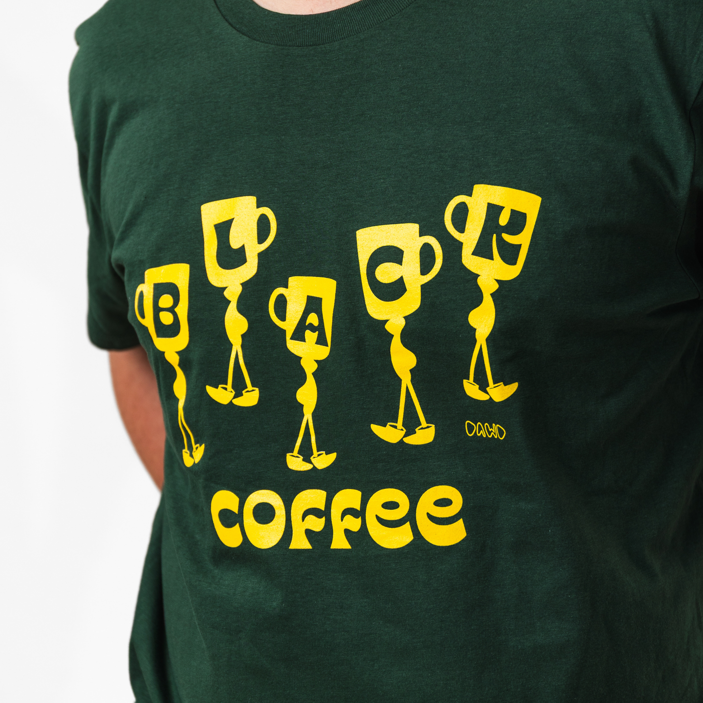 DAWD TEE - GREEN/GOLD